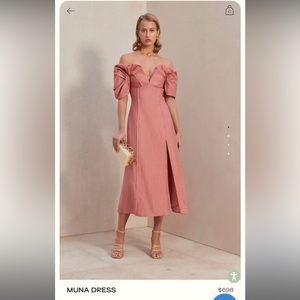 Cult Gaia Muna dress Jaipur pink size 4